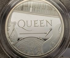 Royal Mint .999 2020 Silver Proof 2oz Queen Music Legends Coin in Original Capsule