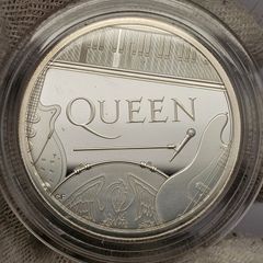 Royal Mint .999 2020 Silver Proof 2oz Queen Music Legends Coin in Original Capsule