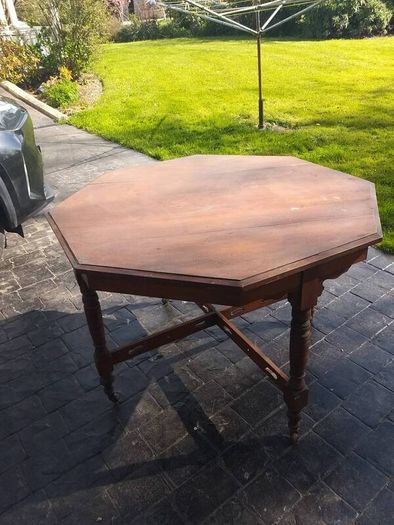 antique games table