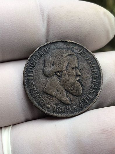 20 Reis 1869 Brazil