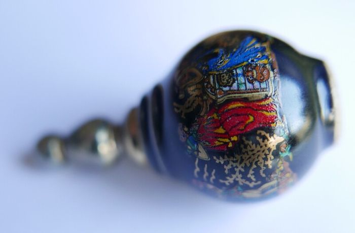 Vintage Miniature Pallini Greek Venus Perfume Bottle Handmade in Greece