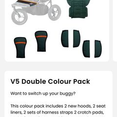 Out n about v5 double sycamore green colour pack