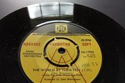 The world at their feet 7" vinyl PROMO John Shakespeare orchestra