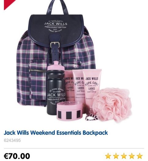 Jack Wills Weekend Backpack Bnwt