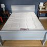 King size 5ft bedframe light grey Image 3