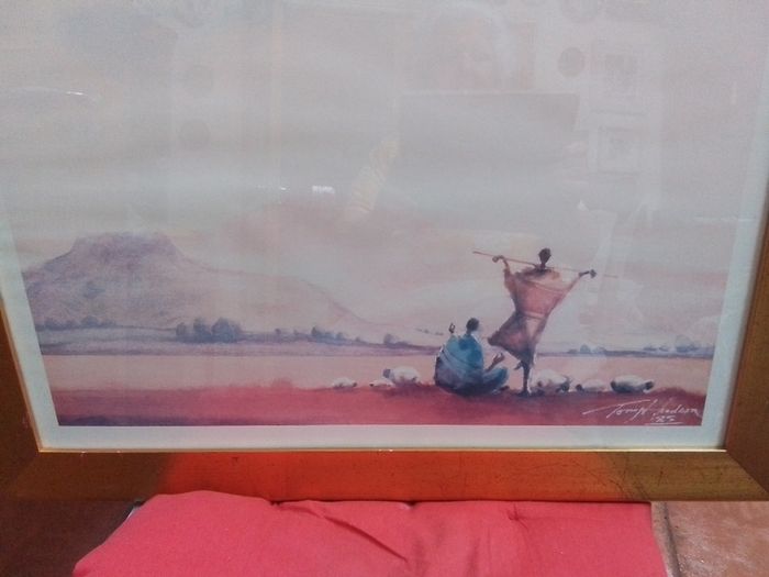 Large African Landscape Print
