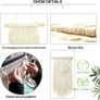 NEW SALE | Macrame Wall Hanging, Handmade Woven Tapestry Boho Chic Wall Decor for Bedroom, Livingroom, Apartment Image 4