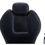 Executive And Adjustable faux leather upholstery barber Chair Hairdressing Equipment Operating Chair Black Image 2