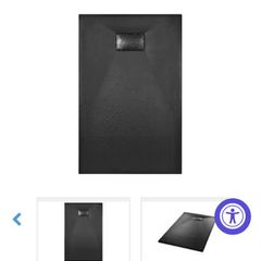 Black shower tray