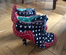 Irregular choice polka dot heels