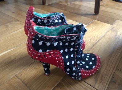 Irregular choice polka dot heels