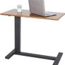 Overbed Bedside Table with Rolling Wheels 80x40x89.5cm C Shape Side Table Adjustable Height Hospital Bed End Table Sofa Large Laptop Side Table for Couch, Living Room, Multiple Uses Image 2