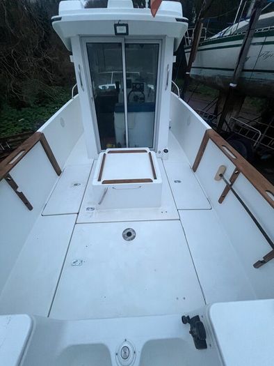 Boat with trailer.