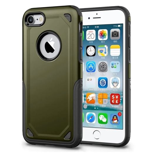 Hybrid Armour Case for iPhone 12 11 Pro XR XS MAX 6 7 8 SE Shockproof Back Cover