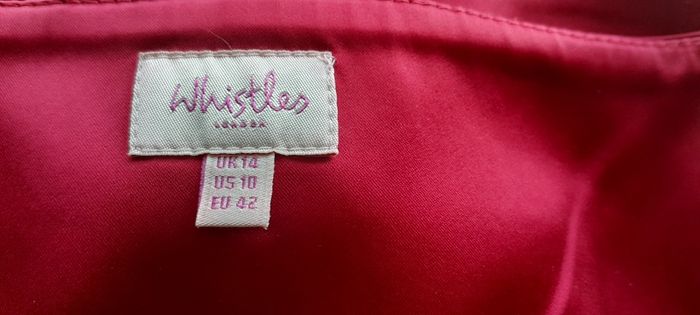 Red skirt from Whistles London