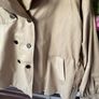 trench Bnwt size small trench coat jacket size small compania fantastica Image 5