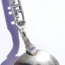 Vintage Sterling Silver 925 Greece Souvenir Spoon Discus & Greek Key Pattern 9,2g Image 10