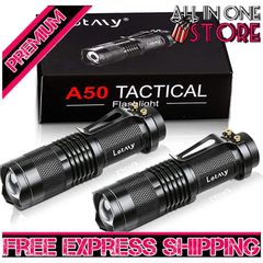 Small LED Torches, 500 Lumens Super Bright Mini Torch Flashlight with 3 Modes and Adjustable Focus for Camping (FREE SHIPPING)
