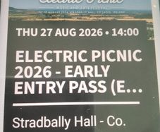 Early entry to Electric Picnic