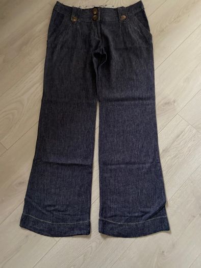 Atmosphere Light Denim Wide Leg Trousers Size 10