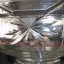 Vintage Art Deco Flint Glass Pedestal Footed Bowl 1920's Image 9