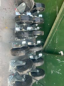 12 industrial spec castor wheels