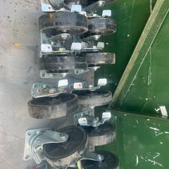 12 industrial spec castor wheels
