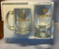Guinness glass 1/2 pint set in original box