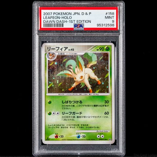 Leafeon Lv.42 1st Edition DPBP#158 PSA 9 Mint Holo Rare DP4d Dawn Dash Japanese Pokemon Card