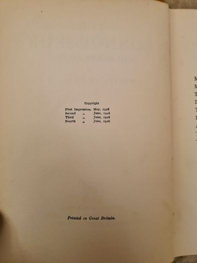 The Connoisseur. By Walter De Lamare. Hardback.1926.1.