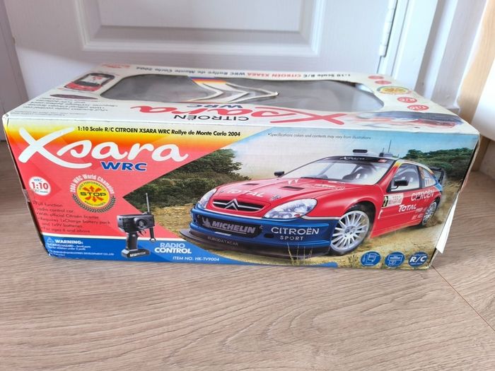 Vintage Citroen Xsara WRC 2004 Monte Carlo Rally 1 10 Scale RC Radio Control Car Boxed
