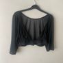 Sleeved chiffon top (XL) Image 3