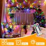 Christmas Tree Lights Outdoor, 20m 200 LED Fairy Lights Mains Powered, Colour Waterproof String Light with Plug/Remote/Modes/Timer, Bright Lighting Outside Indoor Garden Xmas Decorations Image 3