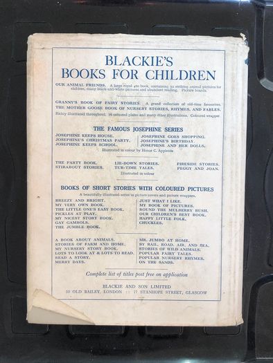 Antique Book Autumn Songs with Music from "Flower Fairies of the Autumn"