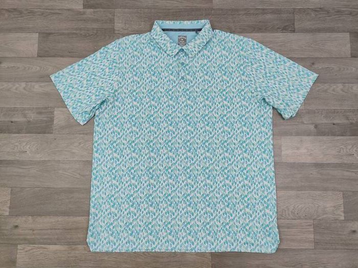 Callaway Patterned Golf Polo Shirt Mens 3XL