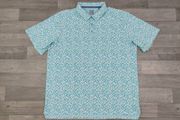 Callaway Patterned Golf Polo Shirt Mens 3XL