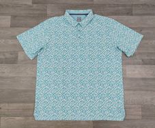 Callaway Patterned Golf Polo Shirt Mens 3XL