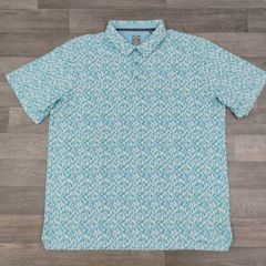Callaway Patterned Golf Polo Shirt Mens 3XL
