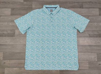 Callaway Patterned Golf Polo Shirt Mens 3XL