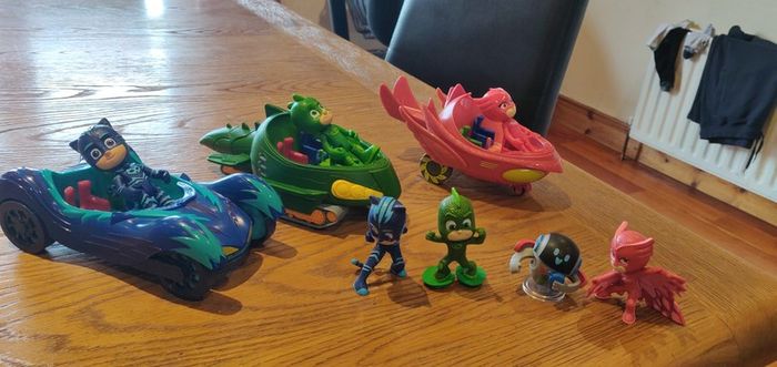 PJ Masks Toys 2 different Sets Vehicles and Figures