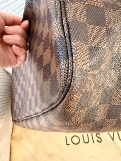 Louis Vuitton Neverfull MM Ebene Cerise Authentic