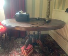 Mahogany Round Table