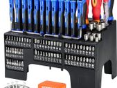Screwdriver Set, 118 Pieces Magnetic Screwdriver Kit with Storage Rack Including 12 Precision Screwdrivers, Used for Furniture Repair, Assembly Assembly and Electronics Repair