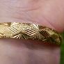 18K-GP gold plated Yellow Gold Bangle Bracelet Image 3