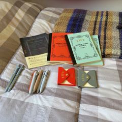 Uniball Pens Life Noble and  Apica Notebooks Stationary bundle