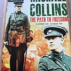 Metal Wall Plaque- Michael Collins - The Path to Freedom