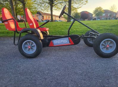 Berg XL 2 seater go kart. Red and in very good condition
