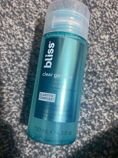 Bliss Clear Genius Toner + Serum brand new