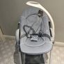 hauck Sit N Relax 3in1, Stretch Grey - Baby & Toddler Highchair with Bouncer & Toy Bar, Food Tray & Basket from Birth up to 15 kg, Lightweight Foldable Fully Adjustable Image 5