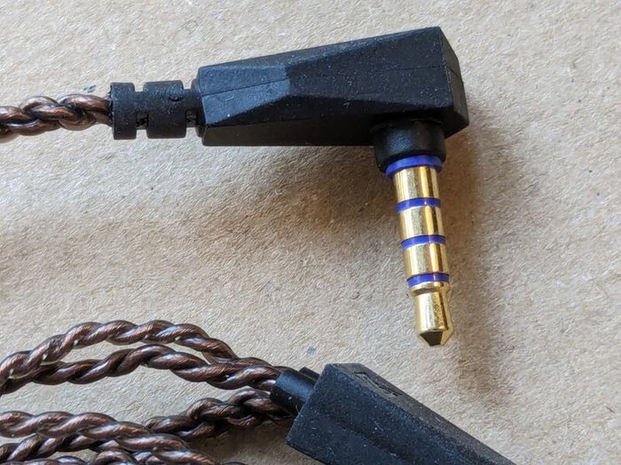 KZ IEM cable only, with in-line mic